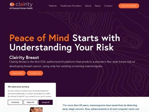 Clairity, Inc. 