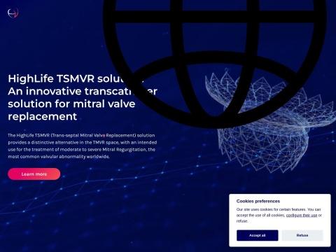 HighLife SAS - 经导管二尖瓣置换（TMVR）全球先锋