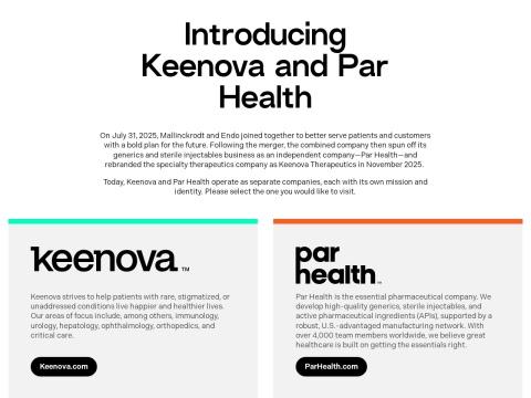 万灵科制造有限公司（Mallinckrodt Manufacturing LLC）