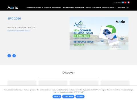 MORIA S.A.（法国目利亚股份有限公司）- 全球眼科显微手术器械领导者