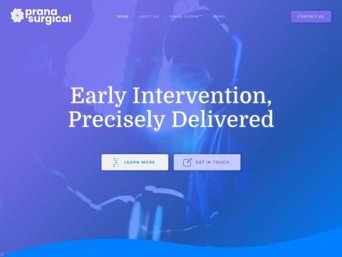 Prana Surgical, Inc.（普拉纳外科公司）- 全球早期肺癌微创介入治疗创新者