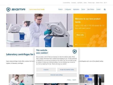 希格玛实验室离心机有限公司 Sigma-Laborzentrifugen GmbH