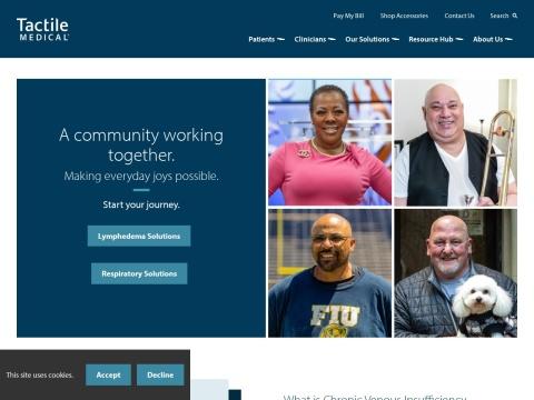 Tactile Systems Technology, Inc.（触觉医疗公司）- 全球淋巴水肿家庭治疗领导者