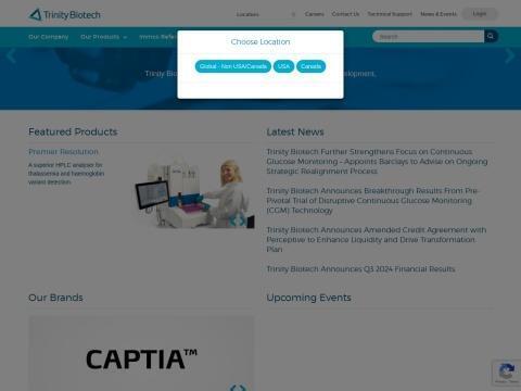 Trinity Biotech plc三一生物科技股份有限公司