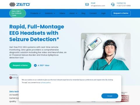 Zeto, Inc. - 新一代脑电图（EEG）神经技术领导者